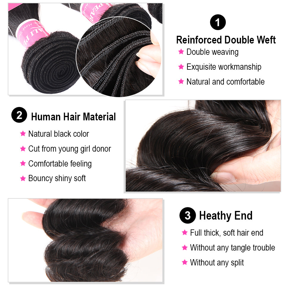 New Hair Style Loose Wave 2 Bundles Brazilian Hair