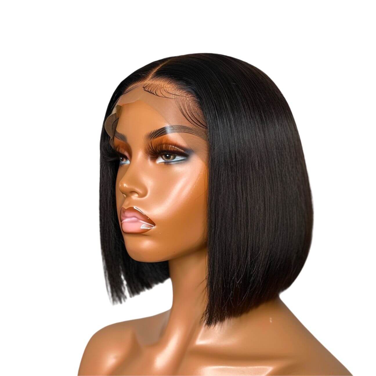 4x4 HD Lace Closure Bob Wig - Blonde-Natural Black-Highlight #4/27