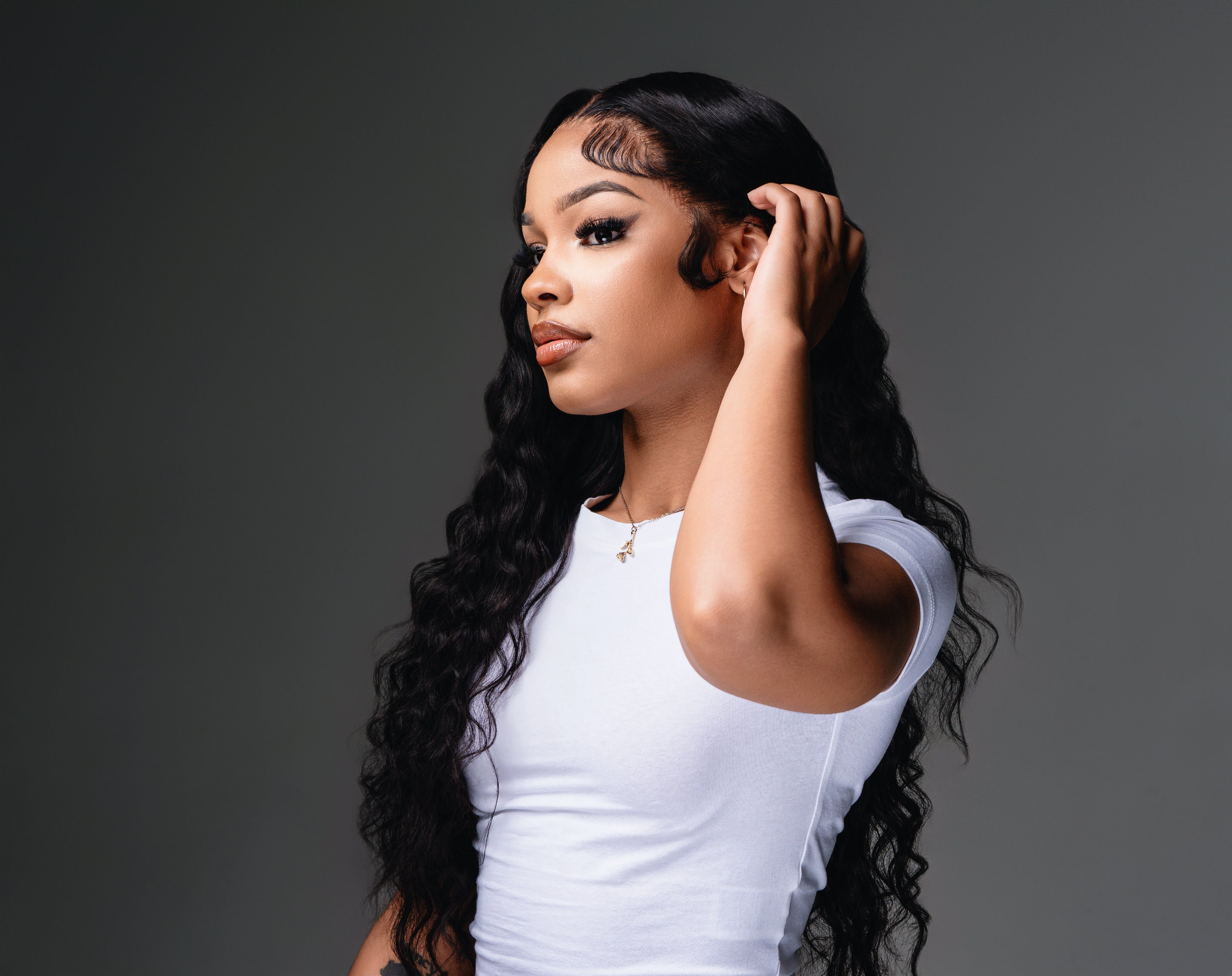 13x6 HD Lace Frontal Wig Natural Black 200% Density Full Frontal Wig