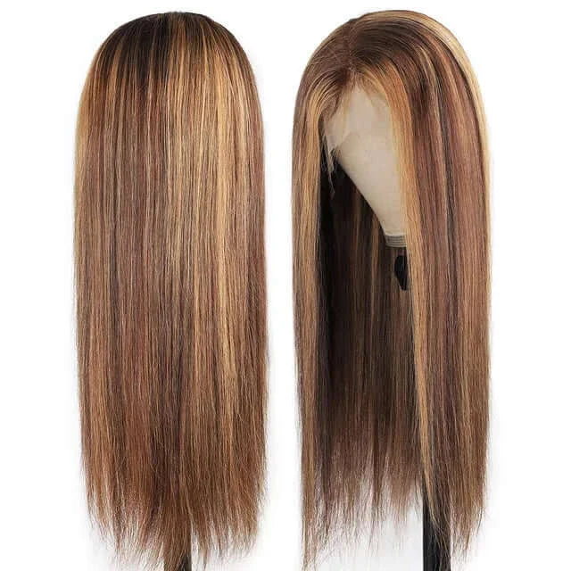 #4/27 HD Lace Frontal Wig Highlight 13x6 200% Density