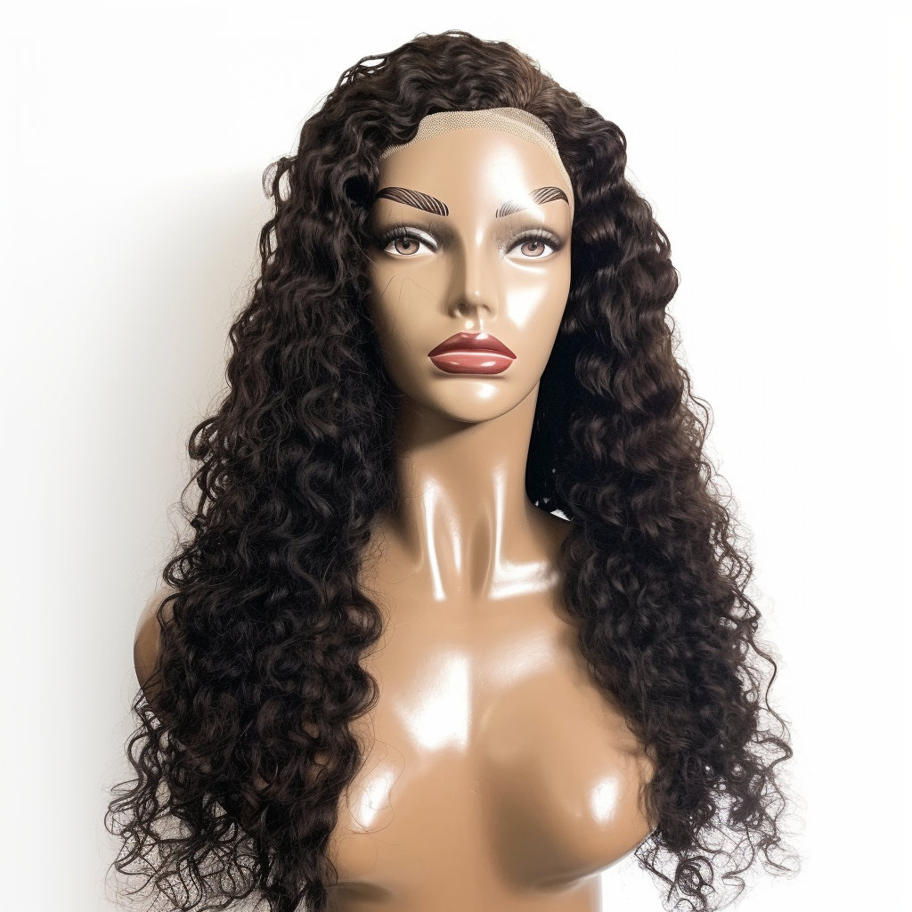 13x6 HD Lace Frontal Wig Natural Black 200% Density Full Frontal Wig