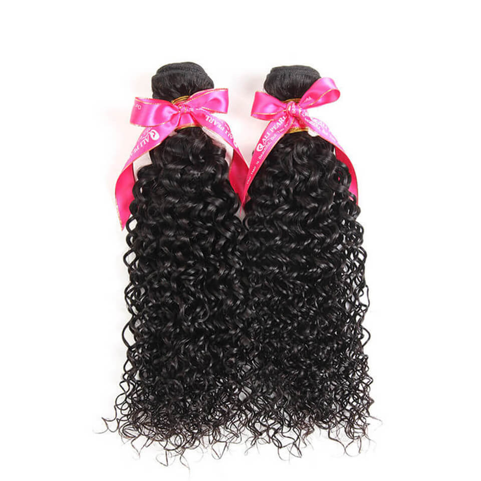 2 Bundles Kinky Curly Brazilian Virgin Hair