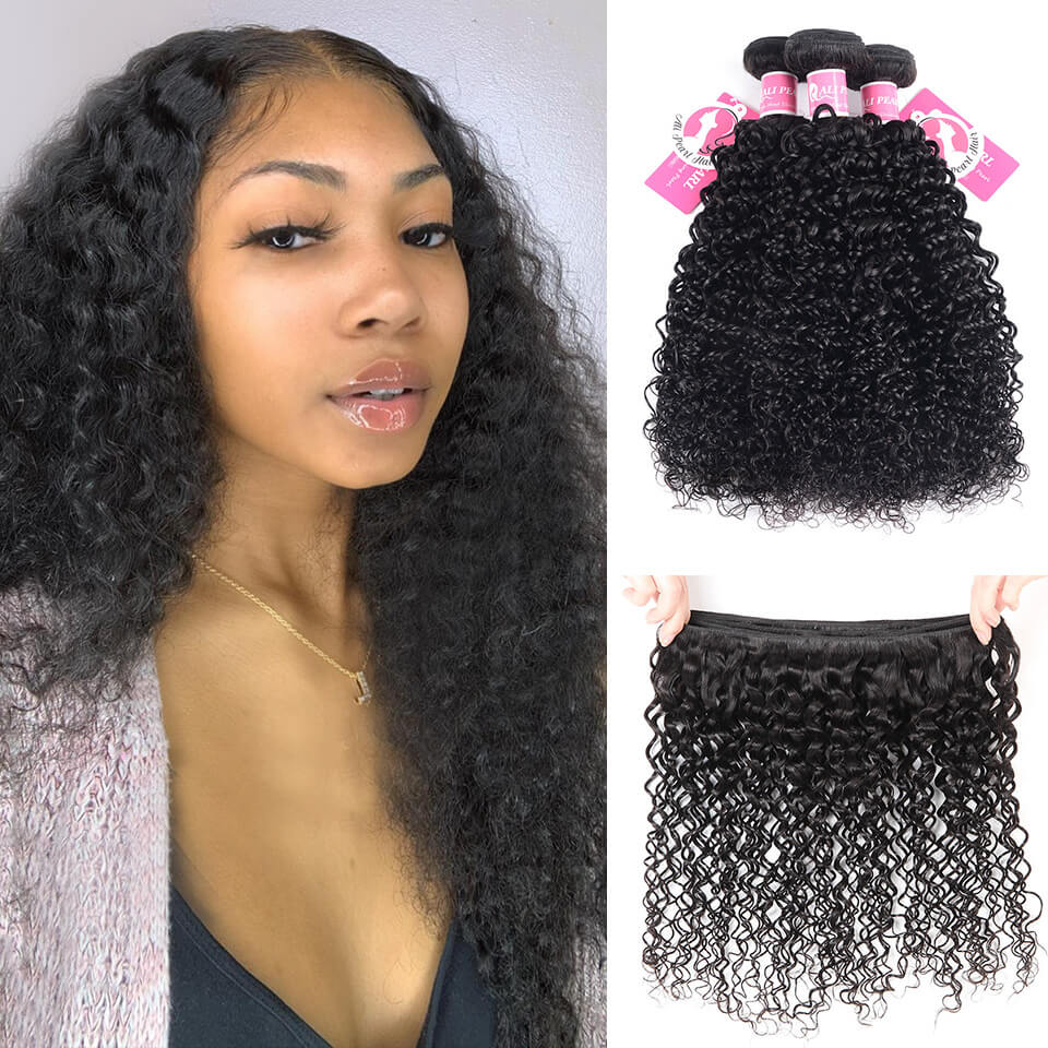 Unprocessed Brazilian Virgin Hair Kinky Curly 3 Bundles