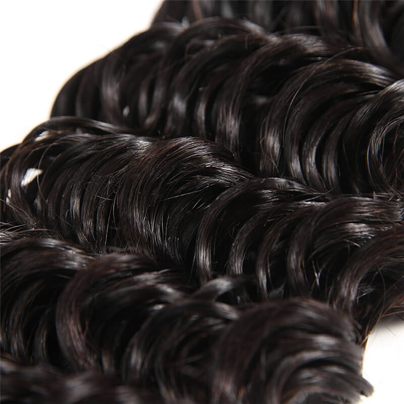 4 Bundle/Lot Deep Wave Brazilian Virgin Hair