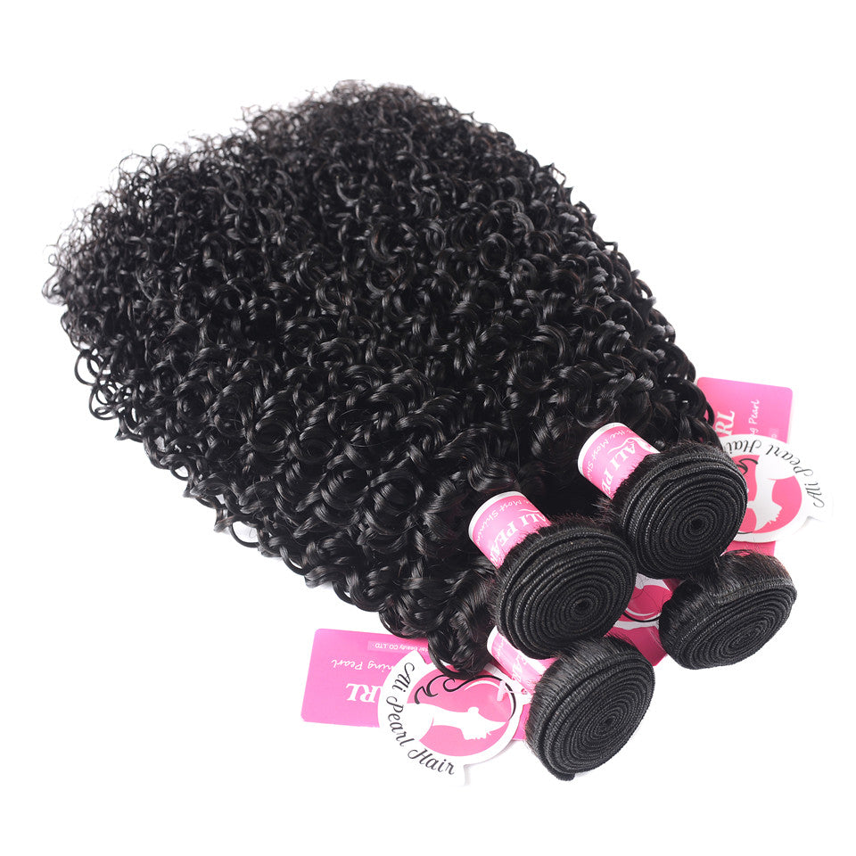Kinky Curly Brazilian Virgin Hair 4 Bundles/Packet