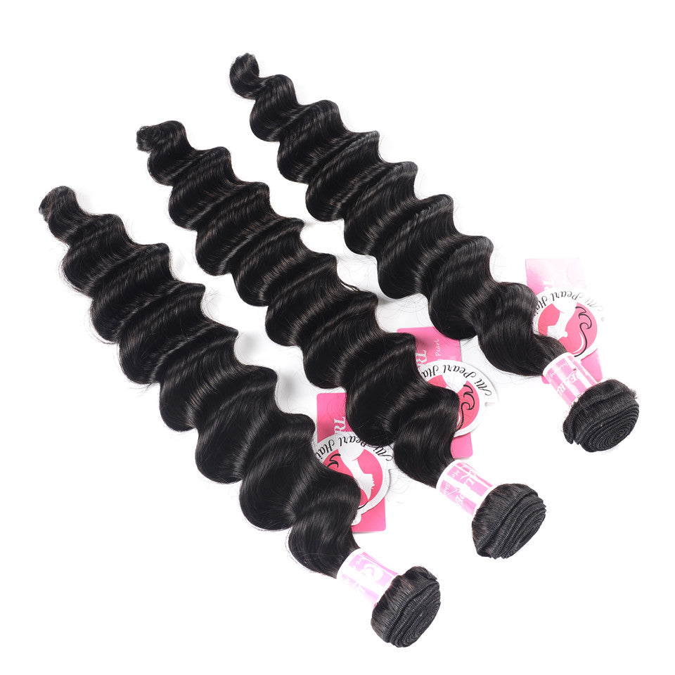 Loose Deep Wave 3 Bundles/Packet Soft Brazilian Hair